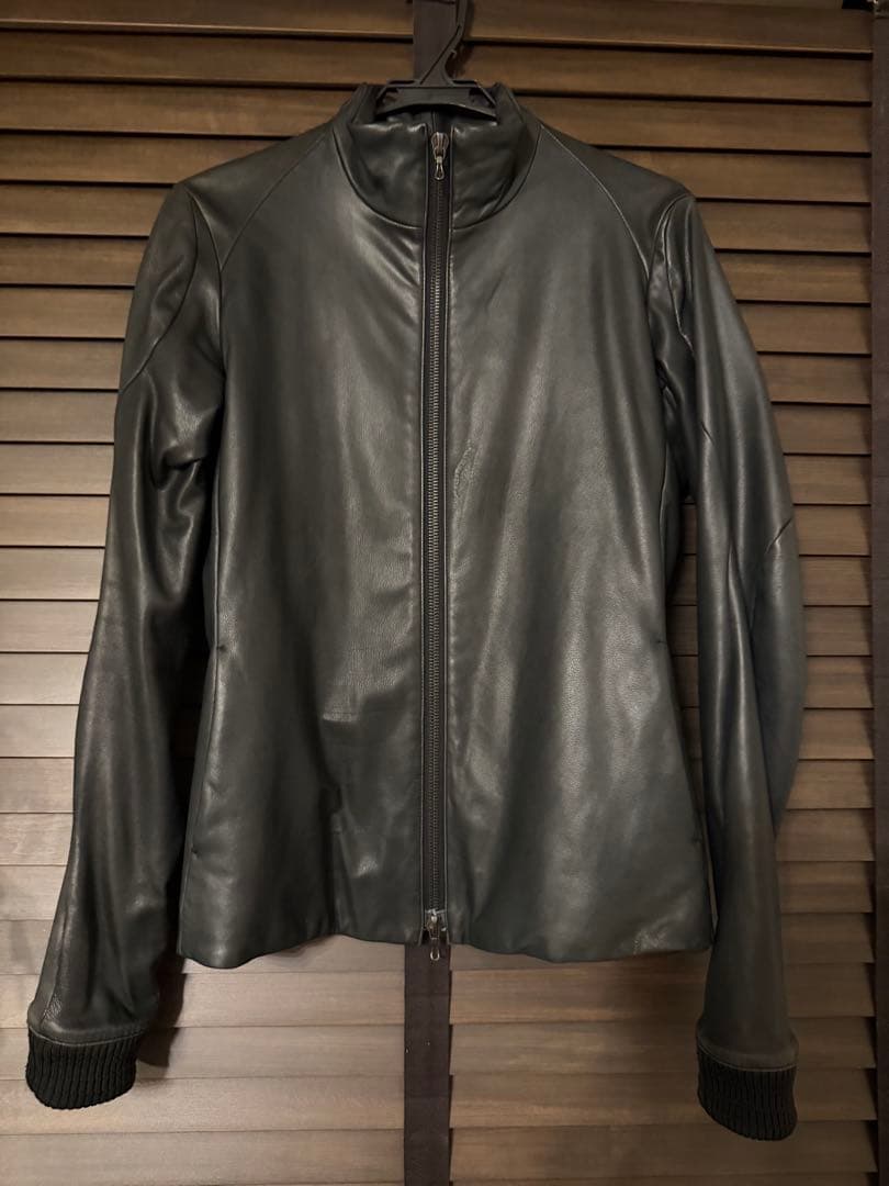 DEVOA デヴォア　ディア　スキン　レザー　ジャケット DEVOA（デヴォア）Leather jacket Loose fit/ BLACK | DEVOA（デヴォア