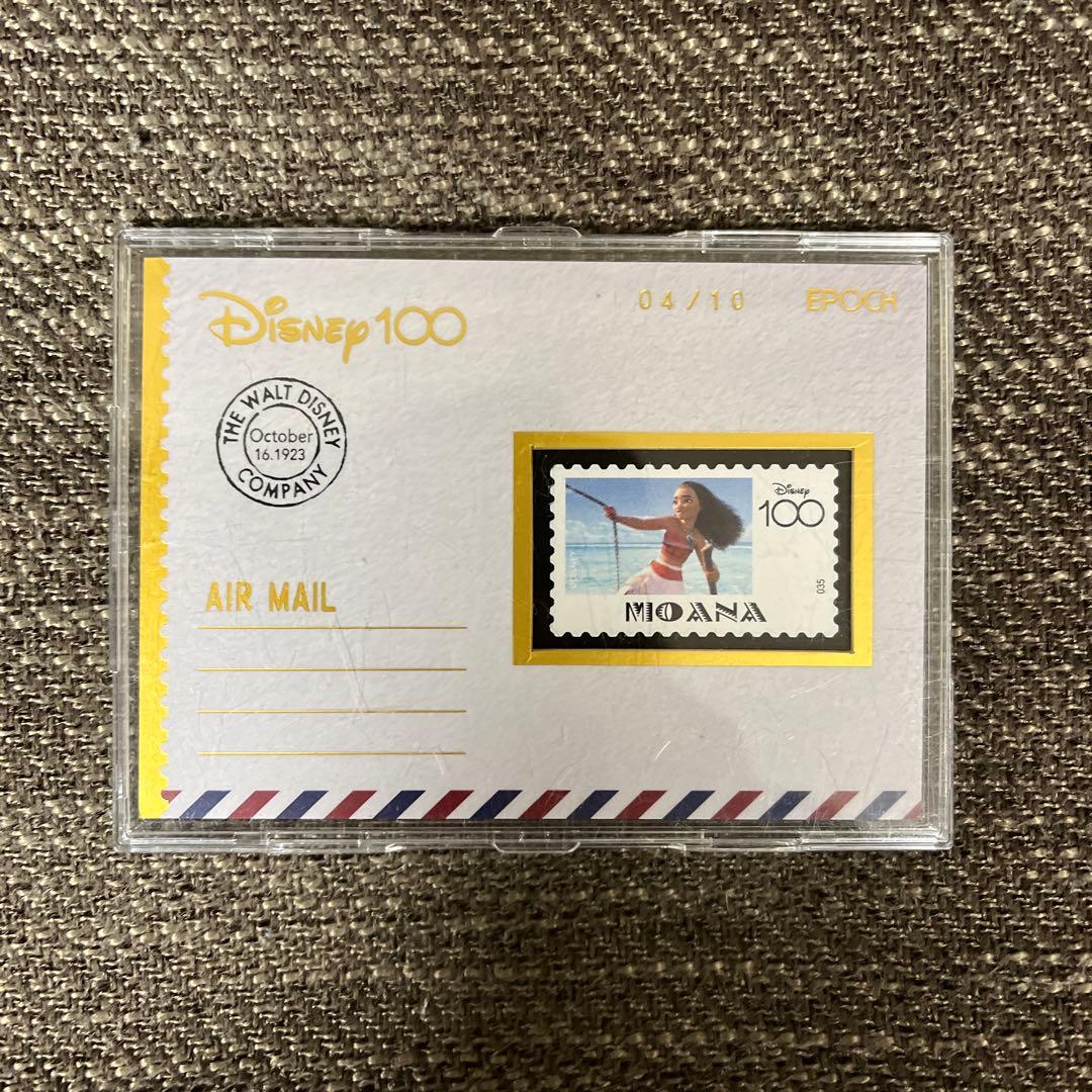【値下げ】　超希少　世界10枚　エポック　ディズニー100 100周年 モアナ エポック社より、ディズニー創立100周年を記念した「2023 EPOCH