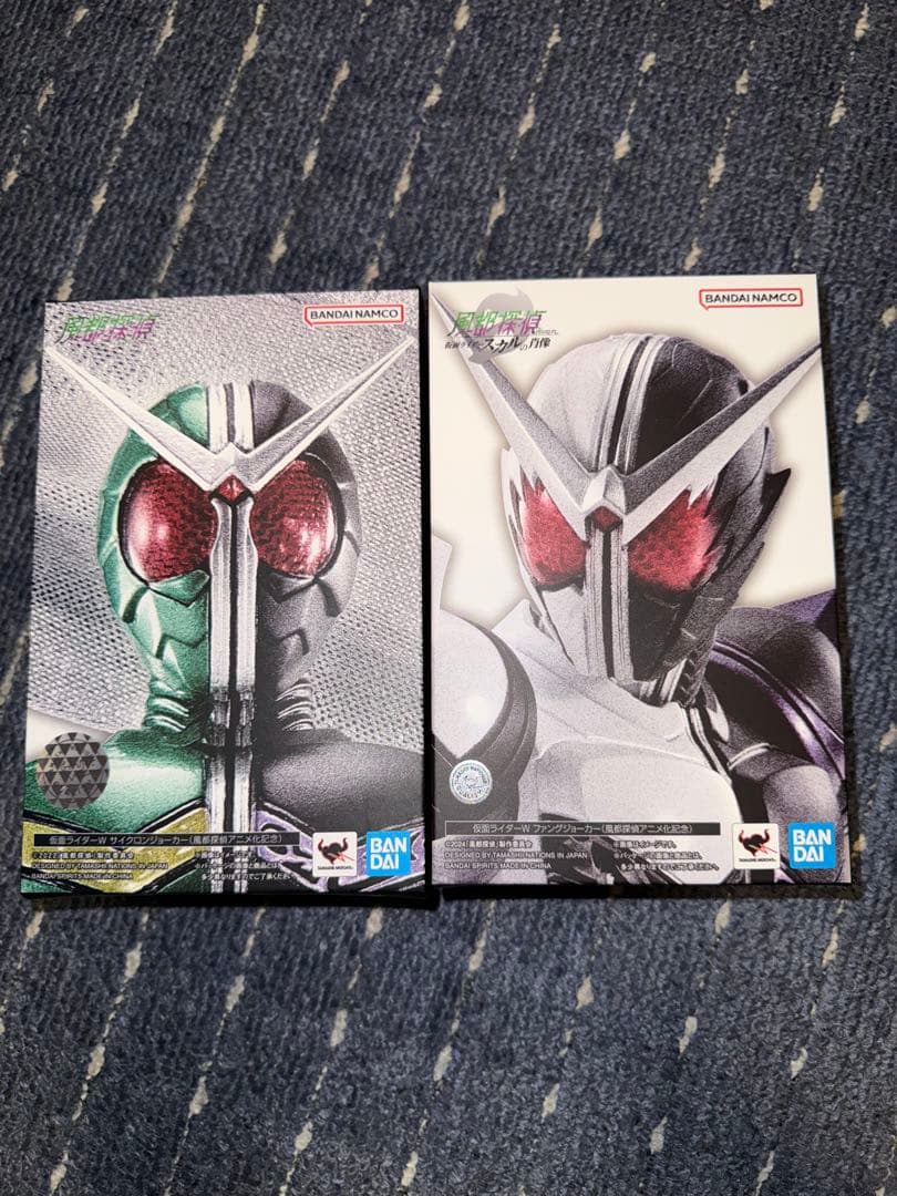 2/10まで真骨頂製法仮面ライダーW 風都探偵版セット S.H.Figuarts（真骨彫製法） 仮面ライダーW サイクロンジョーカー 風都