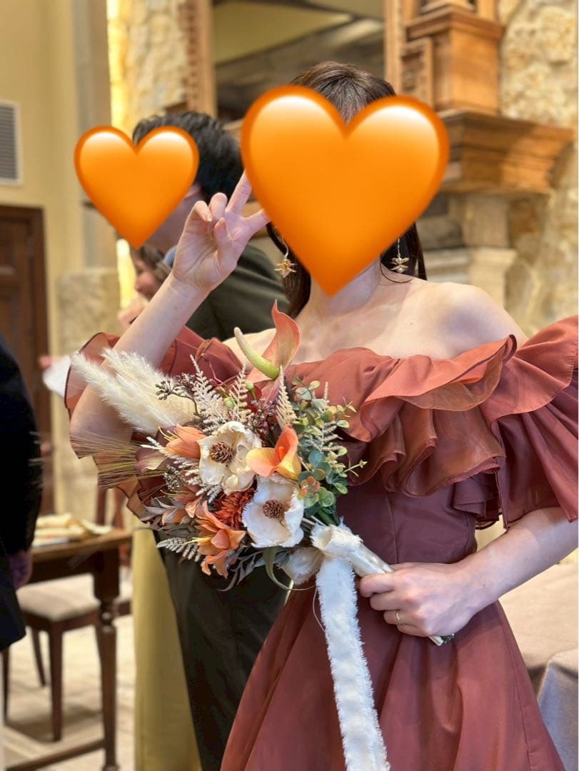 s❣️アーティフィシャルフラワーブーケ　ウェディングブーケ