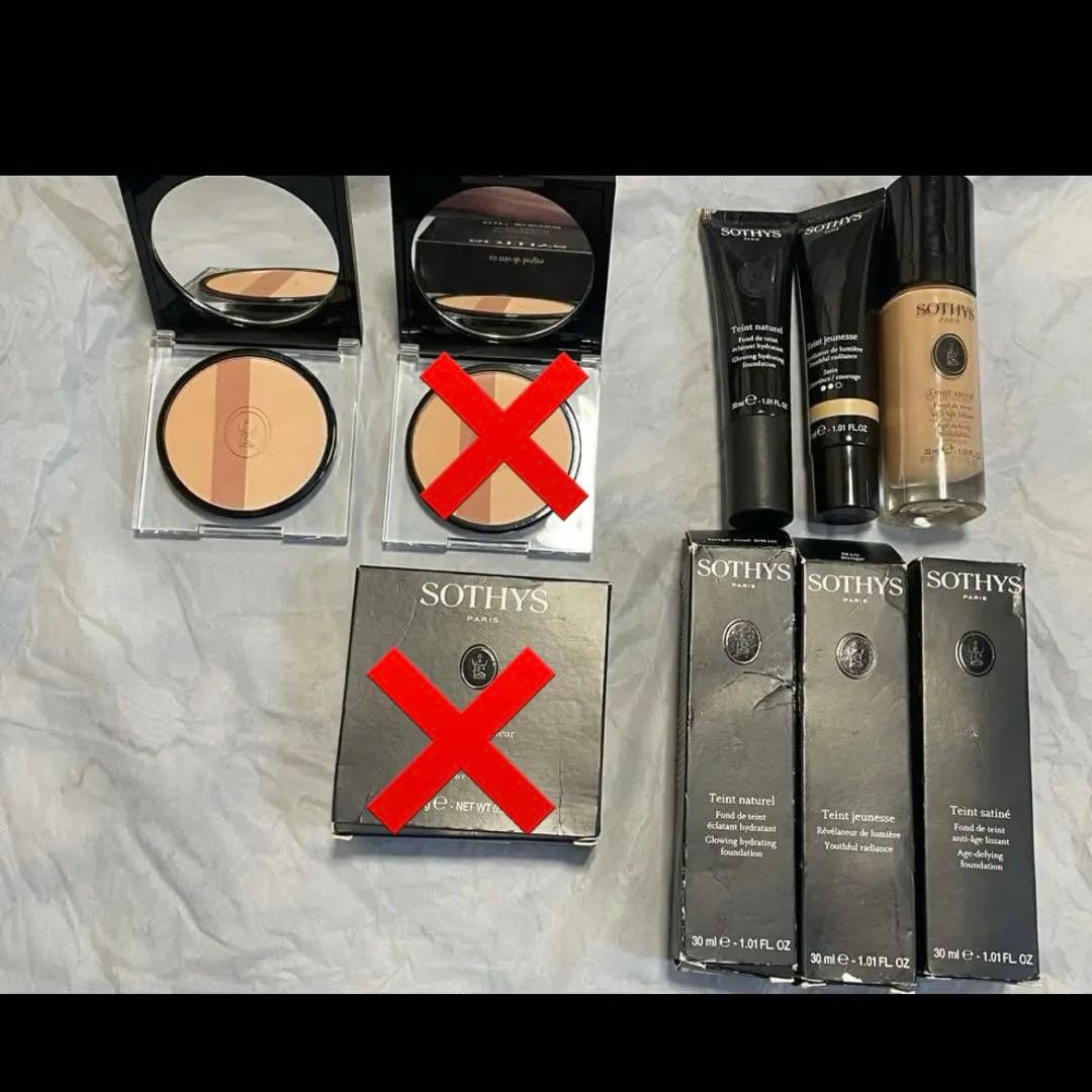 SOTHYS リキッドファンデーション 、パウダーファンデーションセット
