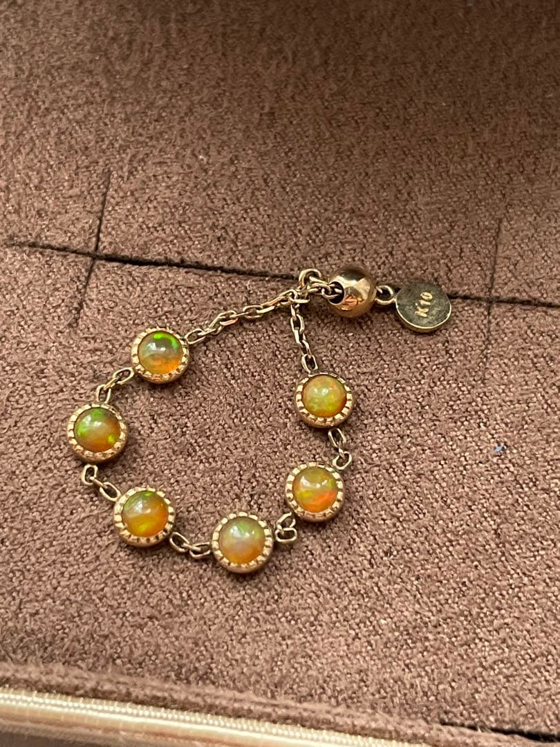 agete K10 ドリーミー ドリーミー チェーン リング