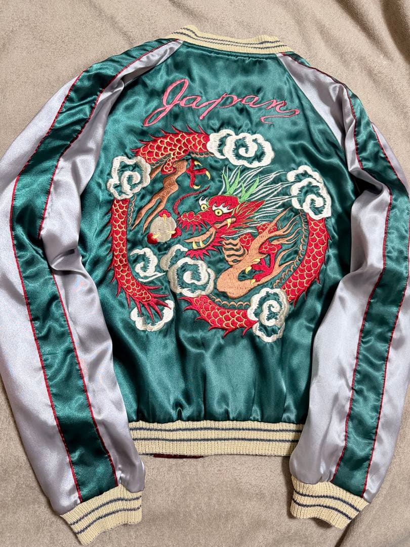 美品 ２面用 テーラー東洋 龍 bomb 日本限定 スカジャン vintage