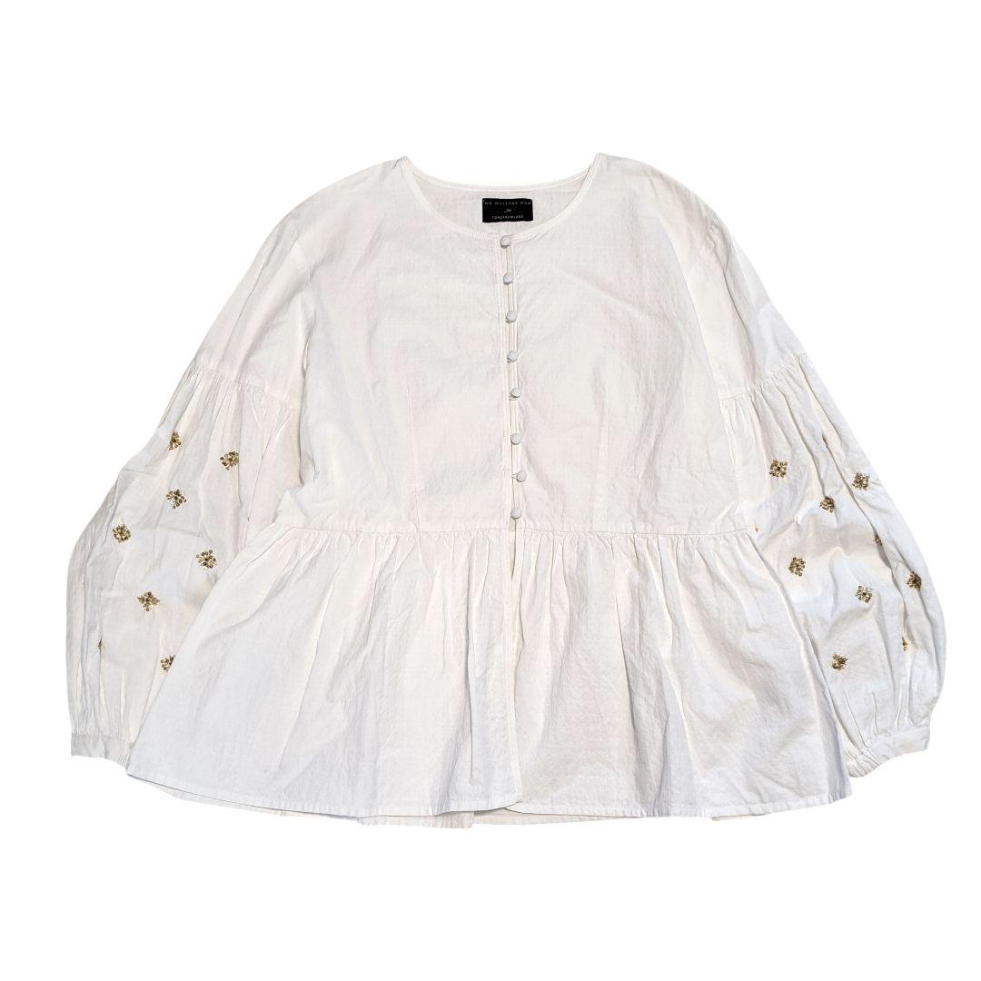 ヌキテパ TOMORROWLAND別注 スリーブビジューブラウス23SS 完売品