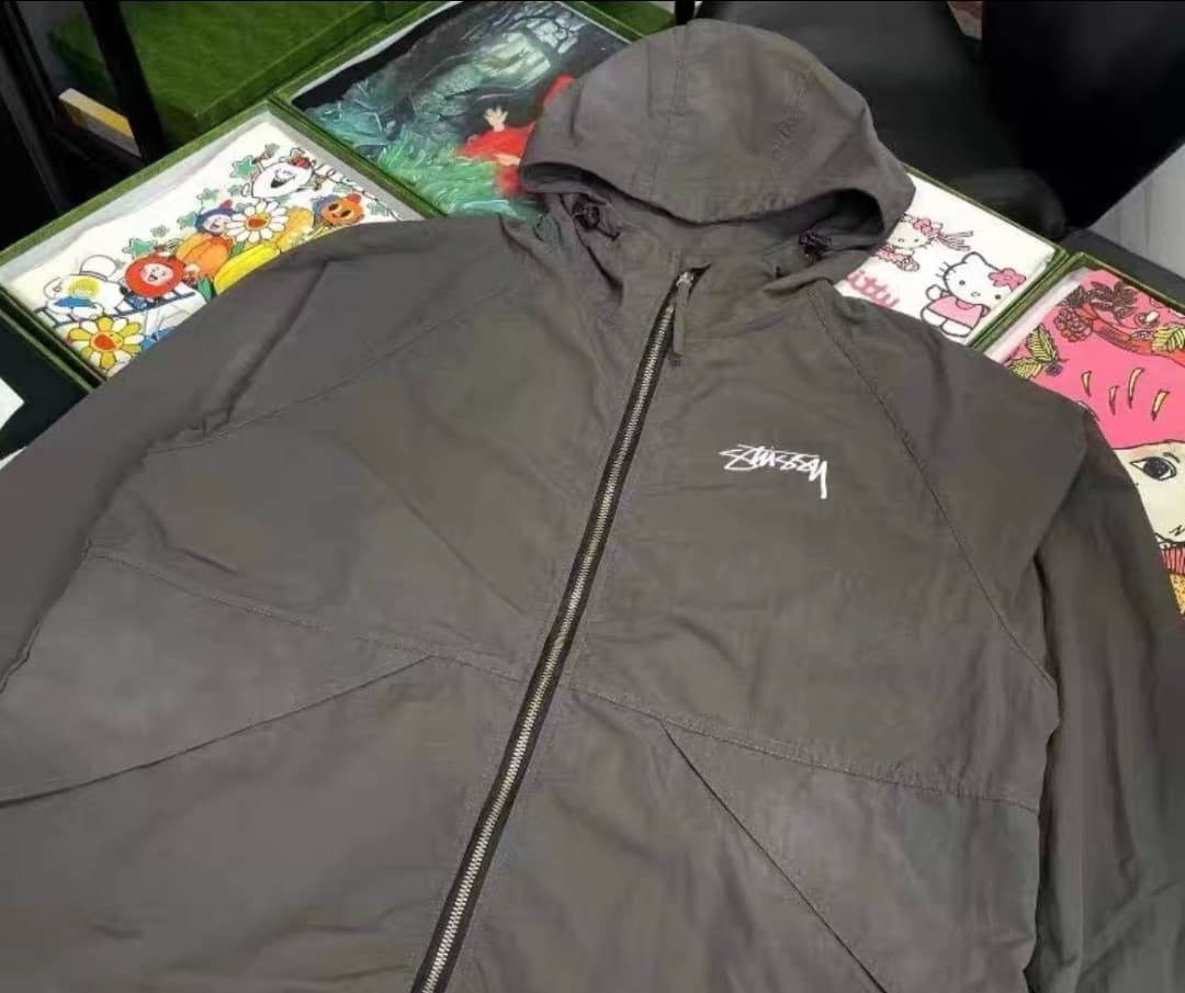 パピコStussybeach shell jacket シェルジャケットL