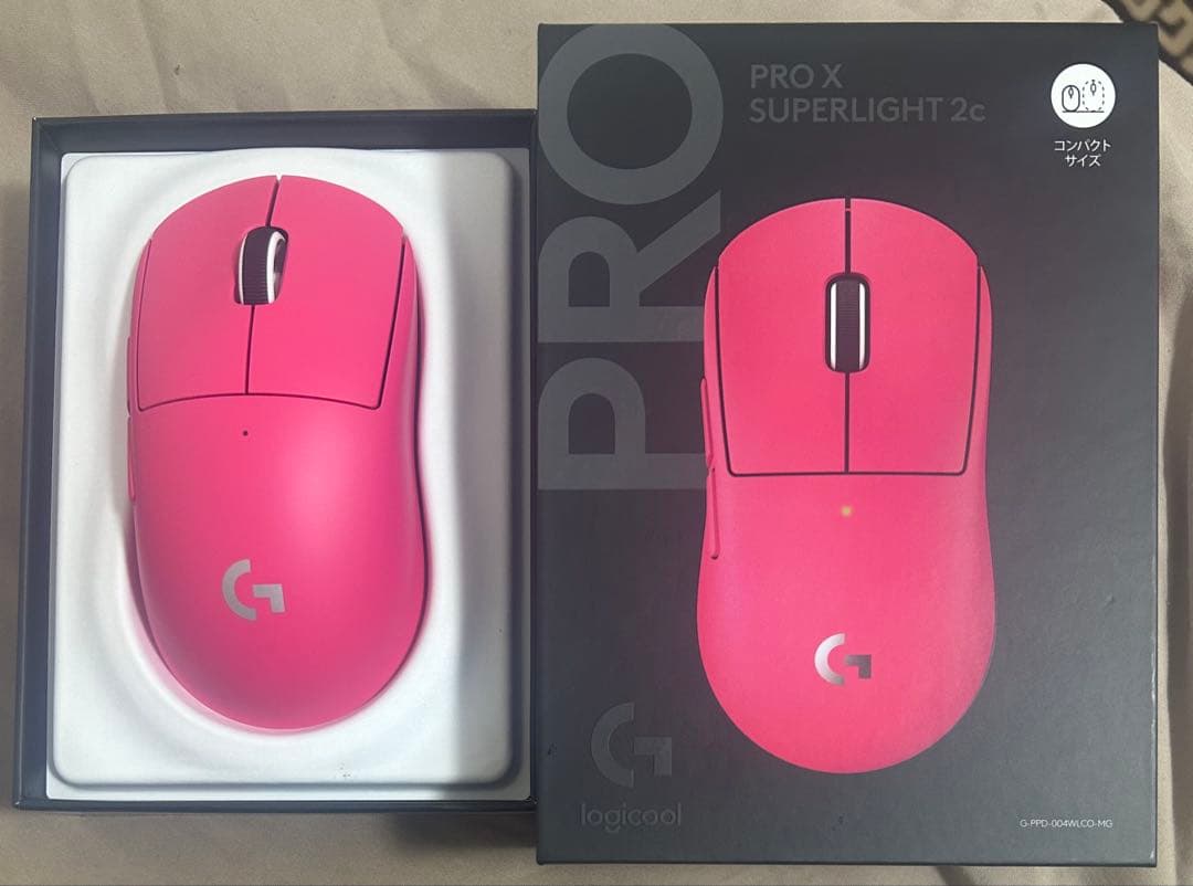Logitech PRO X SUPERLIGHT 2c ピンク