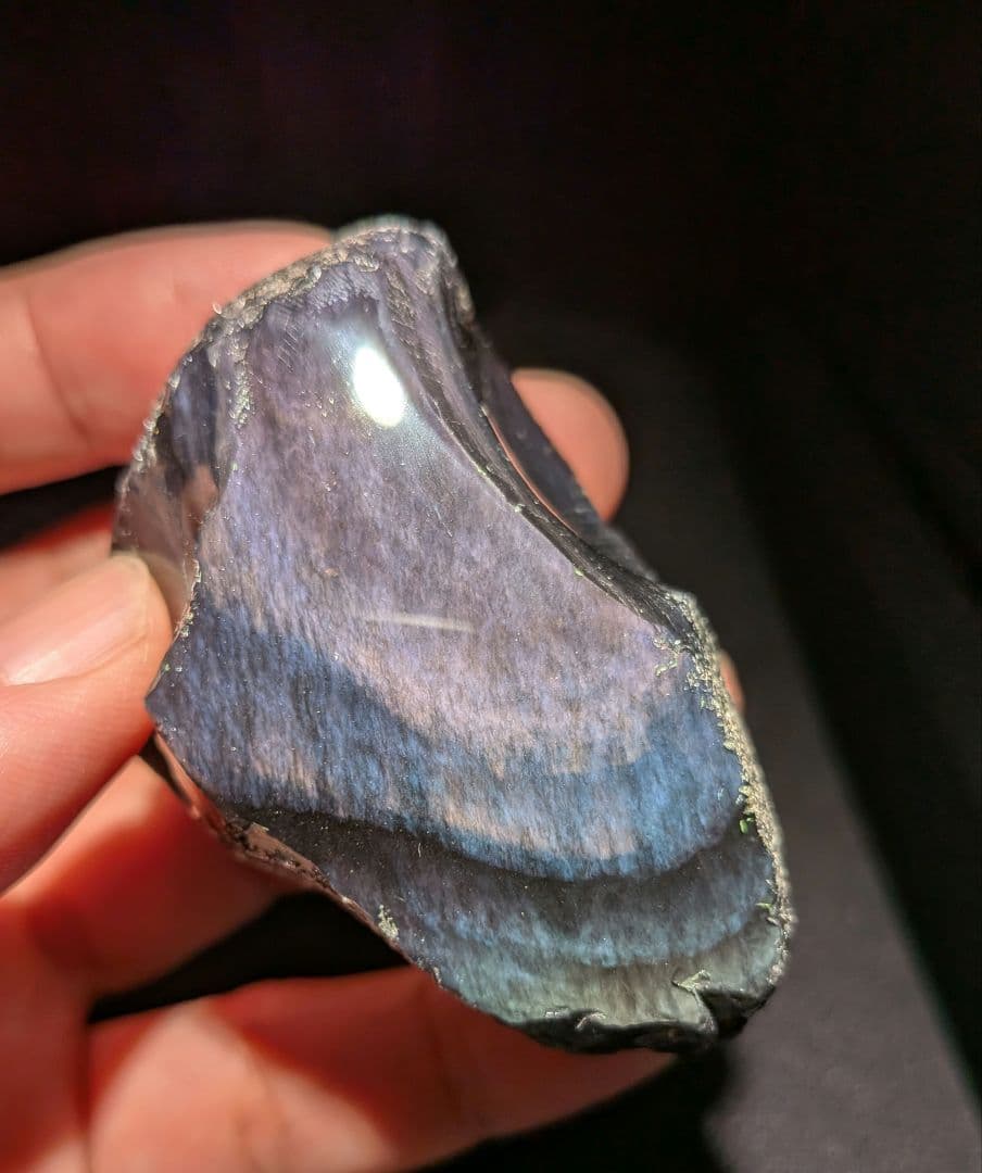 研磨品　十勝石玲瓏　パープルオーロラ　レインボーオブシディアン　特級品 2026年最新】十勝石 玲瓏の人気アイテム - メルカリ