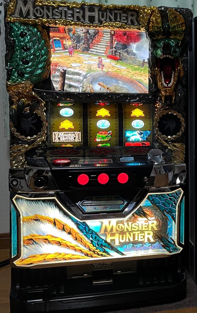 モンスターハンター 月下雷鳴 ZX パチスロ実機