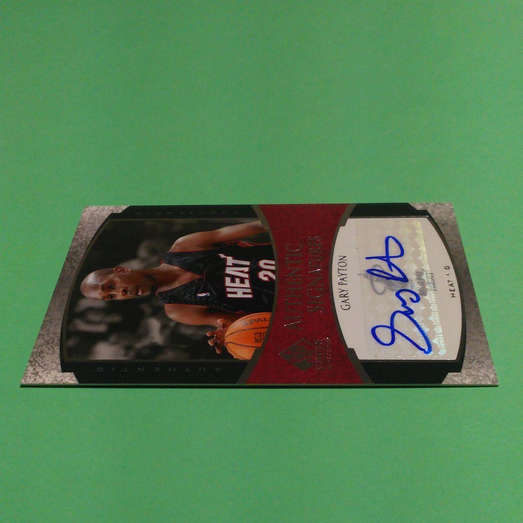 GARY PAYTION ゲイリー ペイトン 直筆サインカード AUTO NBA - メルカリ