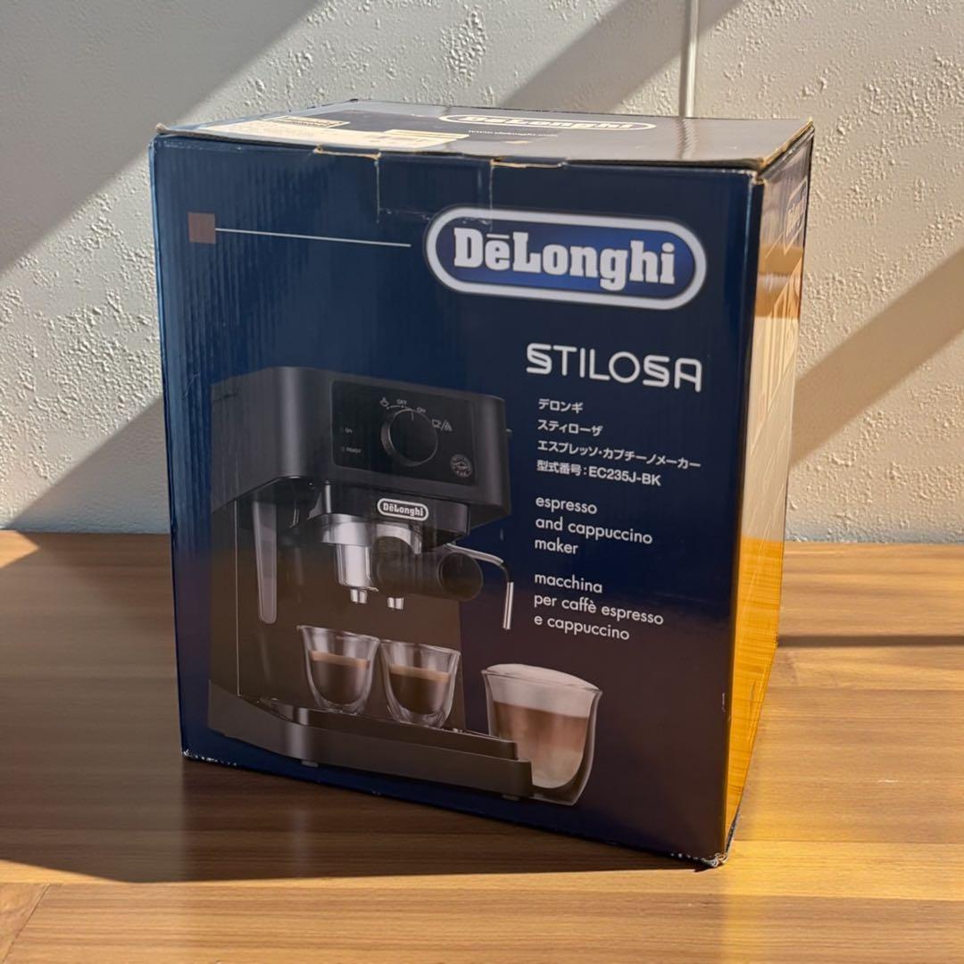 デロンギ スティローザ エスプレッソ・カプチーノメーカー（EC235J-BK）