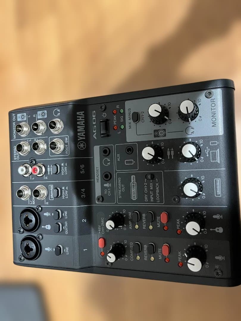 【美品】YAMAHA AG06 ブラック