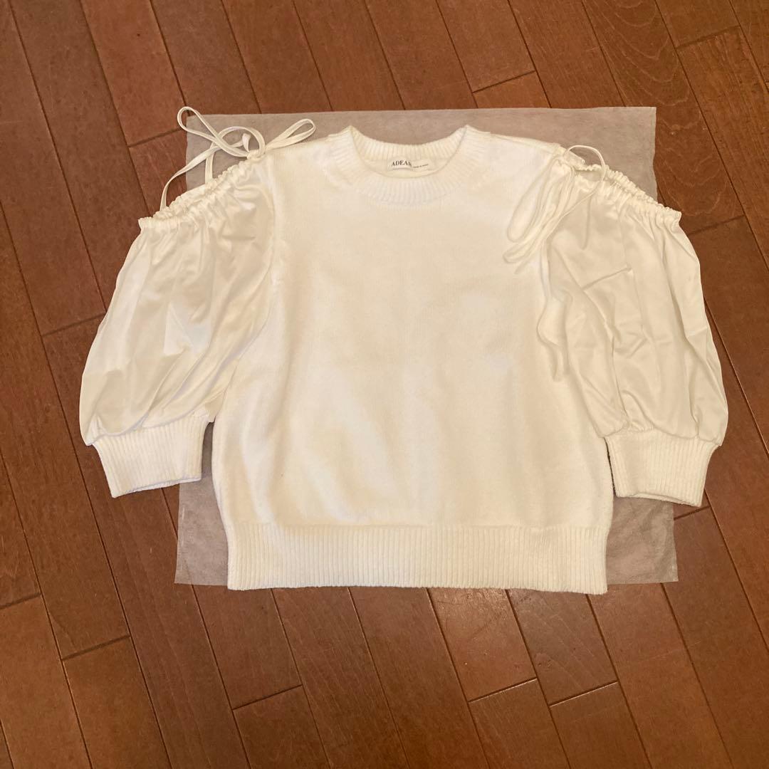 ADEAM 5分袖ニット