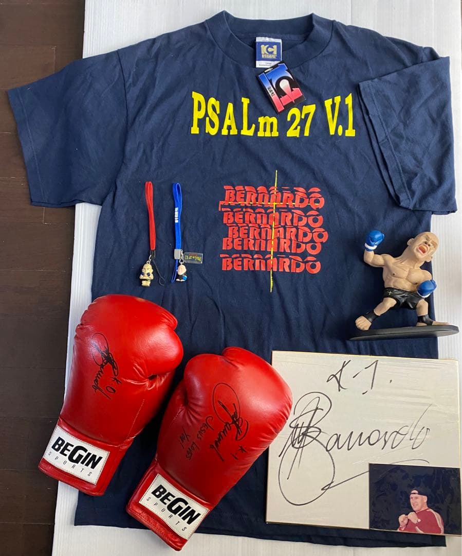 レア マイクベルナルドサイン サイン入りグローブ サイン入り色紙 フィギュア他