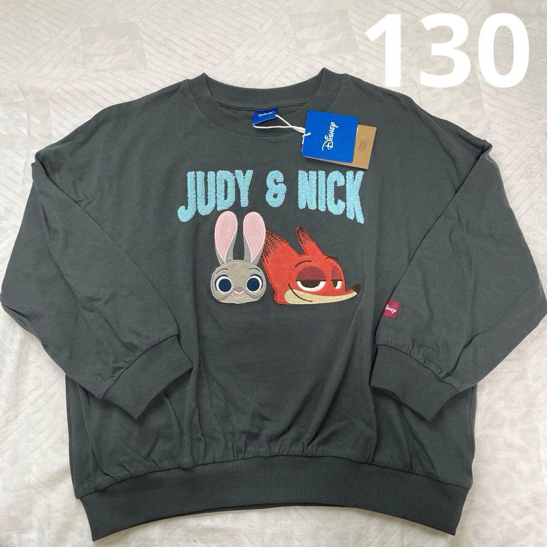 ズートピア 長袖Tシャツ ジュディホップス ニックワイルド しまむら