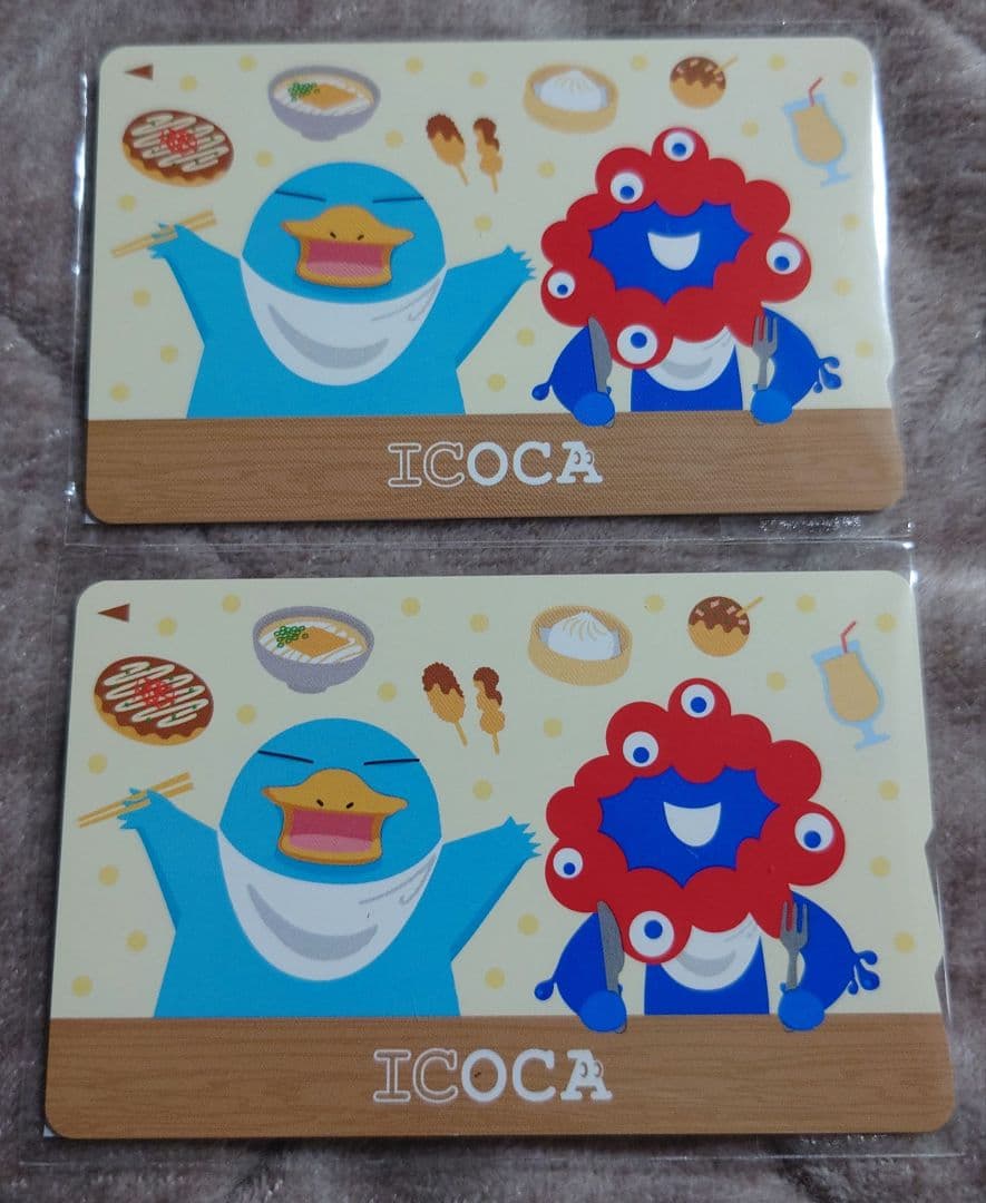 大阪関西万博 記念ICOCA2枚セット イコちゃん＆ミャクミャク 残高ゼロ