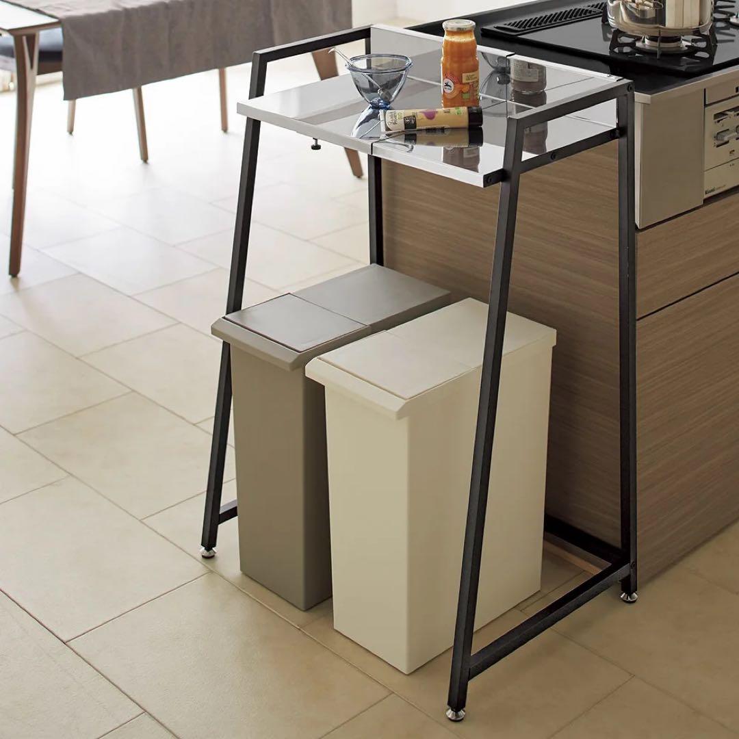 【キッチン収納／棚】Streck ストレック伸縮式ステンレストトップラック