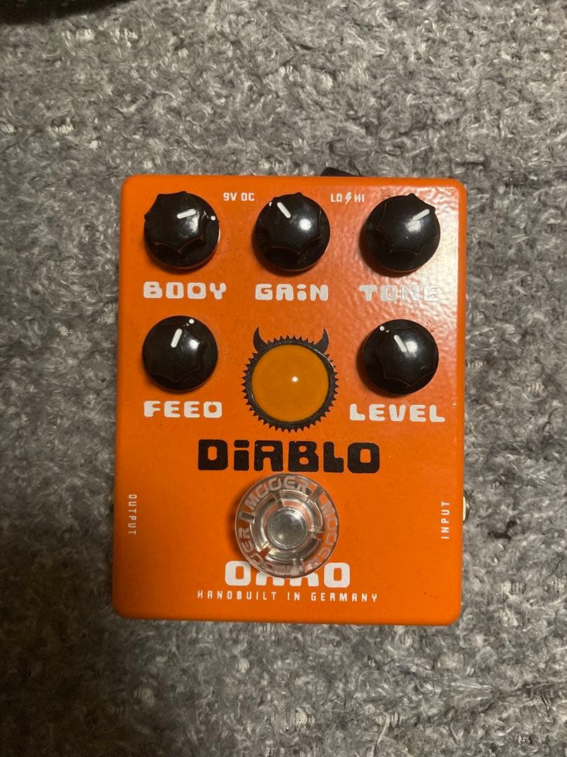 OKKO DiABLO ギターエフェクター オレンジ