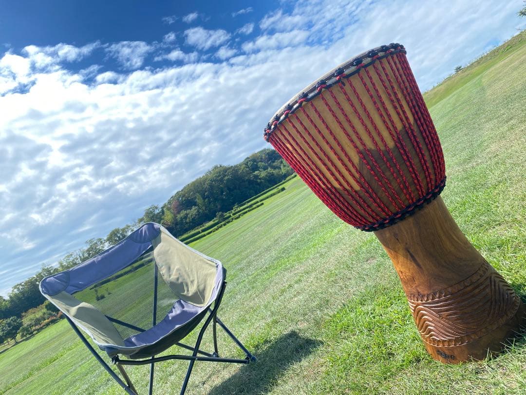 ジャンベ【マリ産　プロ仕様】 ＋α専用ケース革張り替え済み