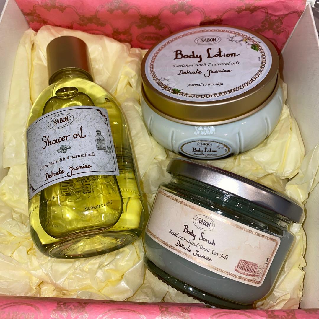 SABON サボン デリケートジャスミン ボディケア 3点セット