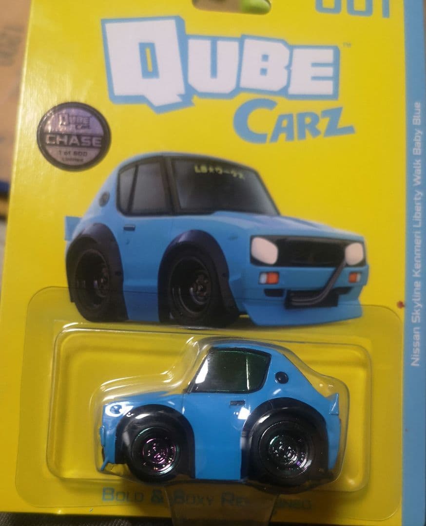 MINI GT QUBE CARZ Nissan ケンメリ CHASE