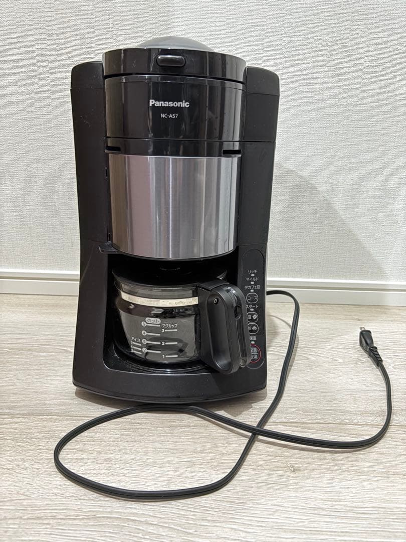 Panasonic パナソニック 沸騰浄水コーヒーメーカー NC-A57-K