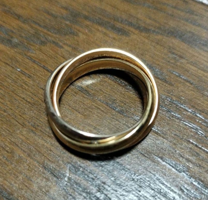 最終お値下げ♡16号全付属品付昨年、Cartier ダイヤトリニティリング 現行