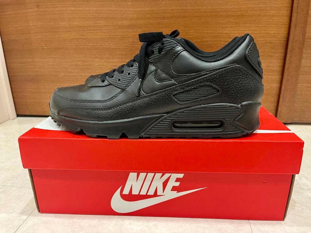 【美品】NIKE AIR MAX 90 LTR 27.5cm Black