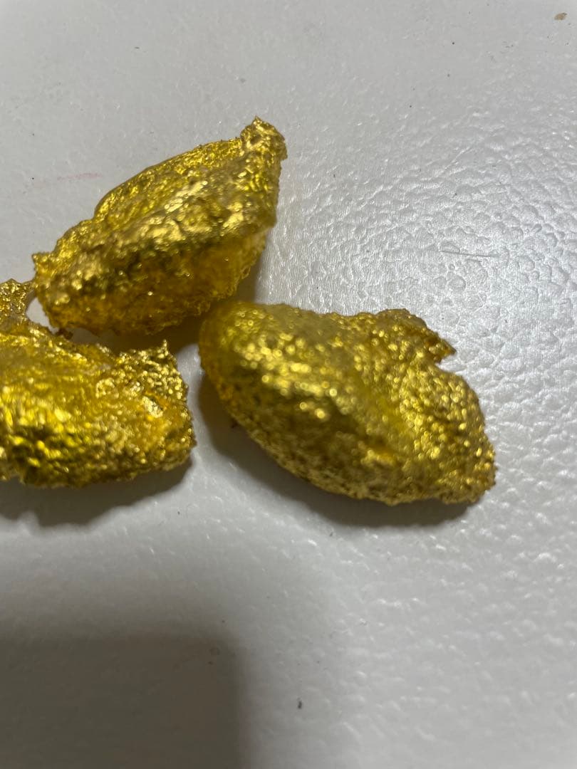 純金　金塊　ナゲット　真鍮　砂金