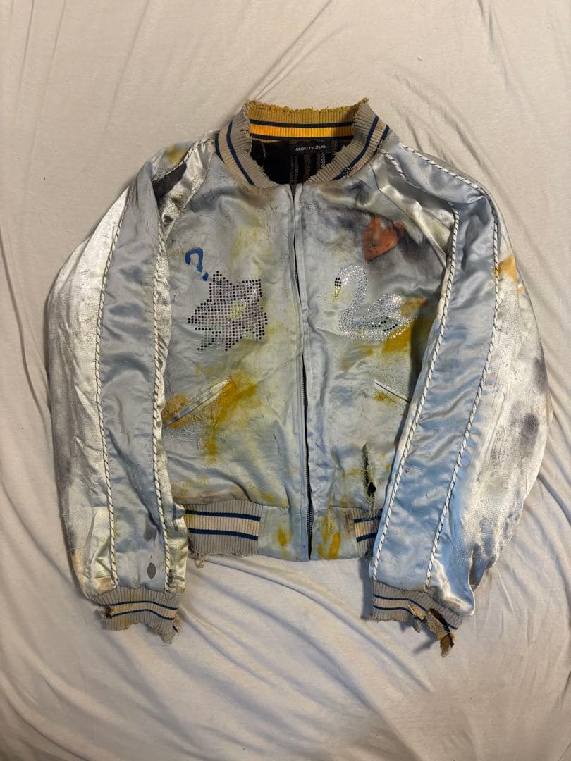 hirokitsuzuki スカジャン　都築　リバーシブル　ブルゾン