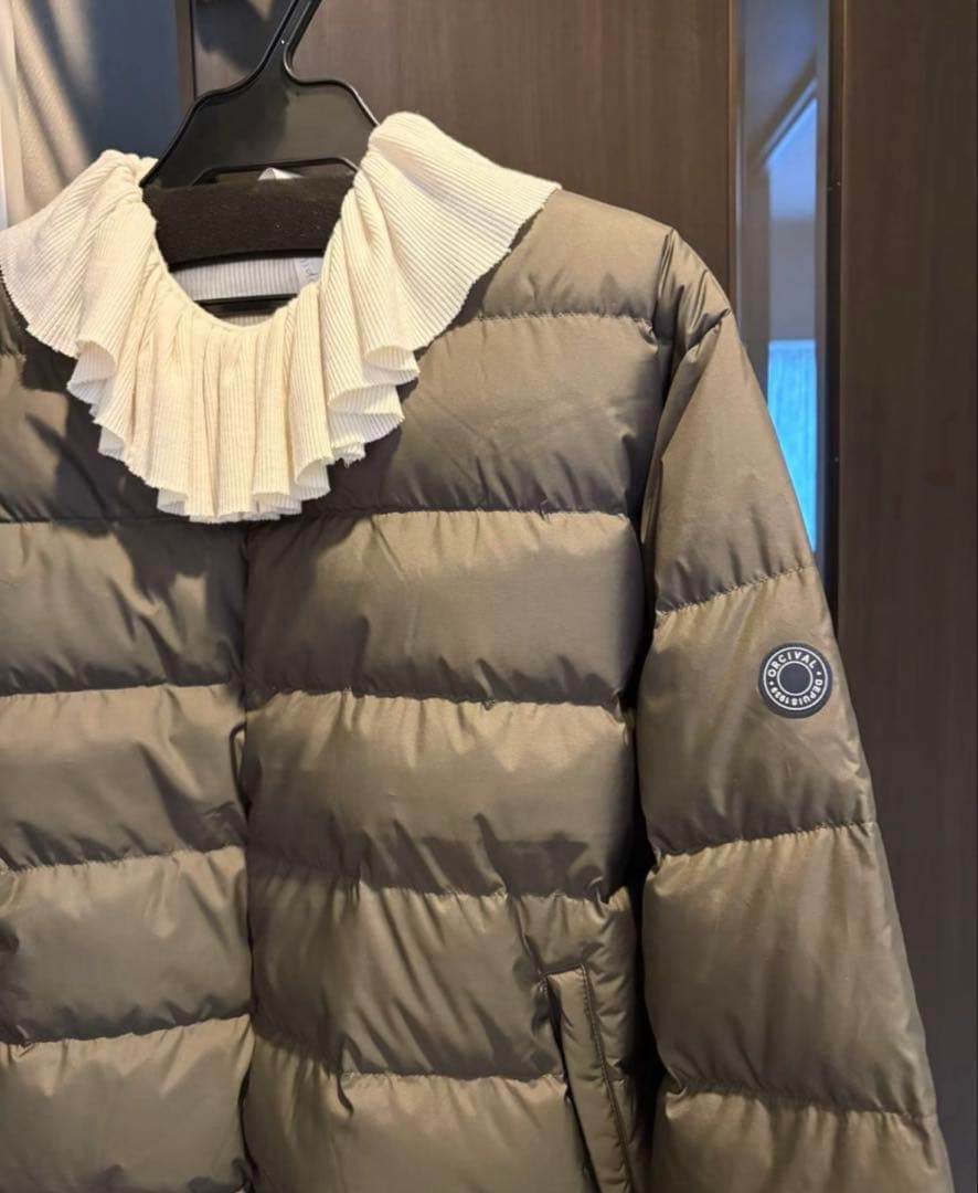 ORCIVAL LIGHT ダウンジャケット オリーブ - メルカリ