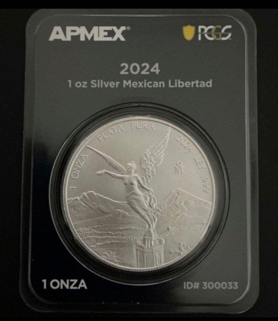 2024 メキシコ リベルタード 銀貨 1オンス 純銀 APMEX 密封 未開封 2024 メキシコ リベルタード 銀貨 1オンス 純銀 APMEX 密封 未開封