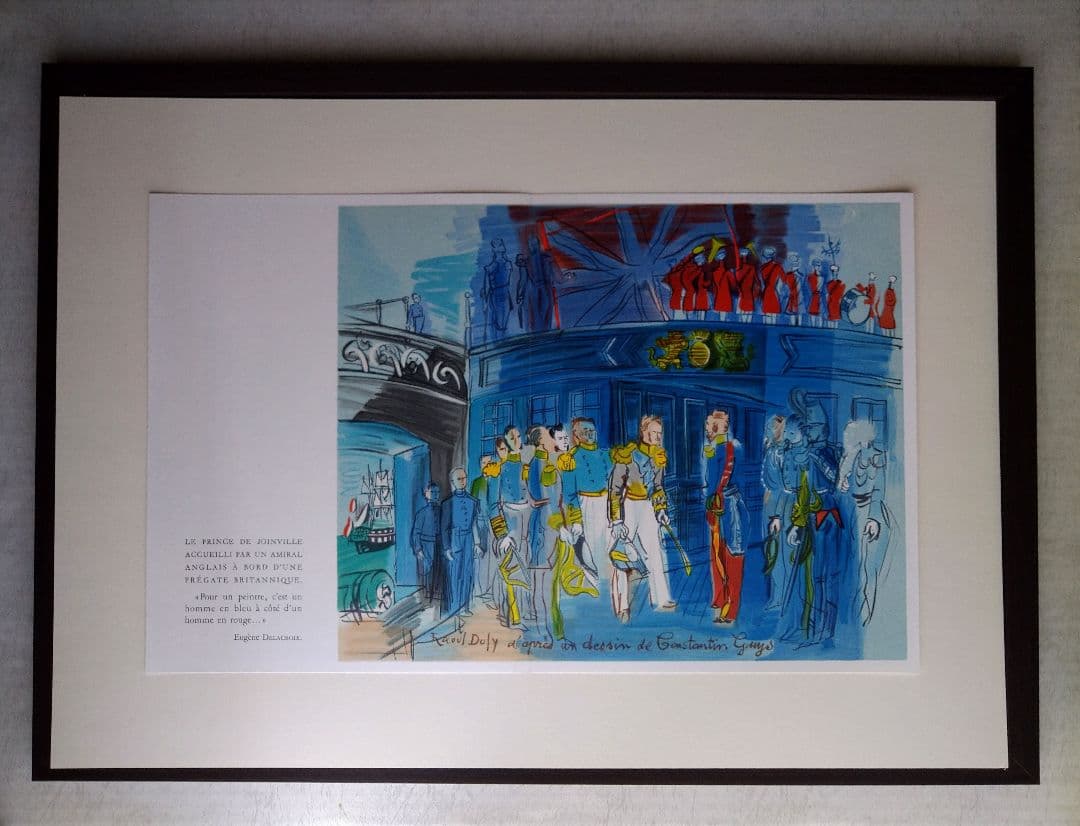 rdラウル・デュフィのリトグラフ　本物保証