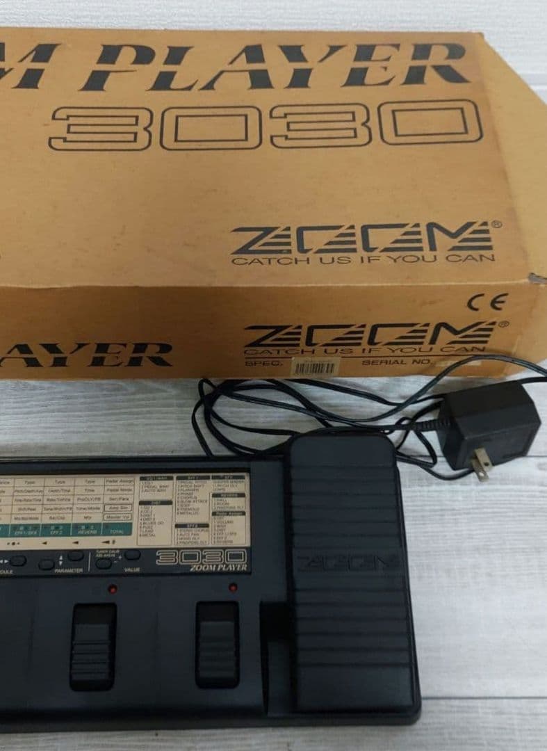 ZOOM PLAYER 3030 ギターエフェクター ヴィンテージ - メルカリ