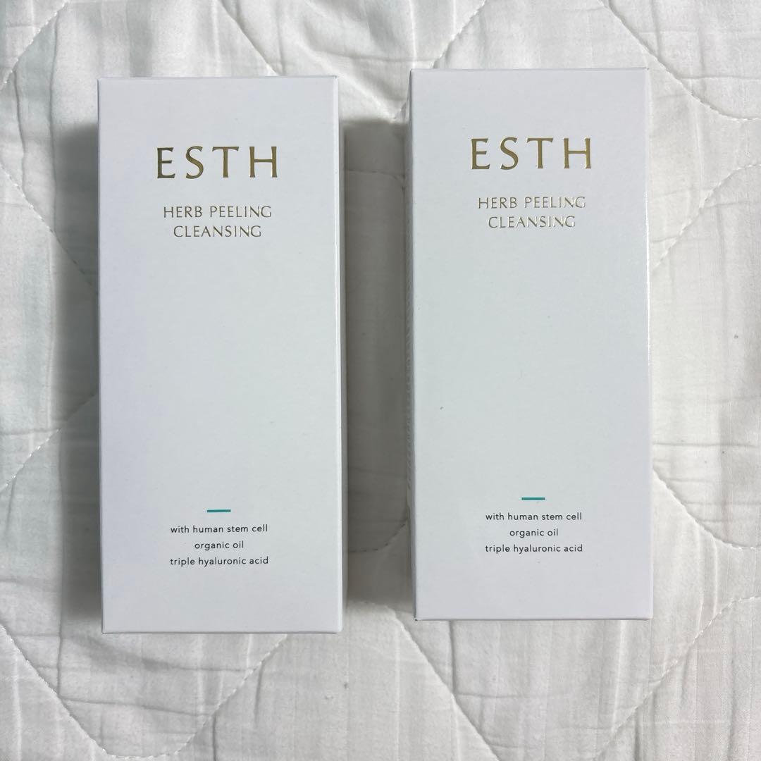 未開封 2個セットESTH ハーブピーリングクレンジング ジェル スクラブ