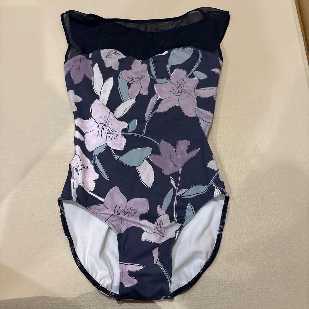 kaoru　stinaレオタード サイズP stina / type V lucky / petit flower navy / girl