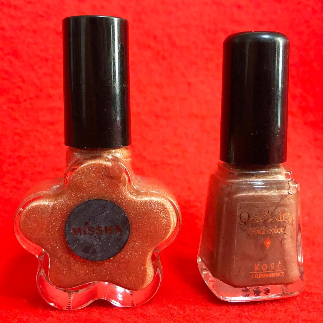 ★ご希望の際800円に変更：ネイル2点／ミシャPK116とKOSEクイック403
