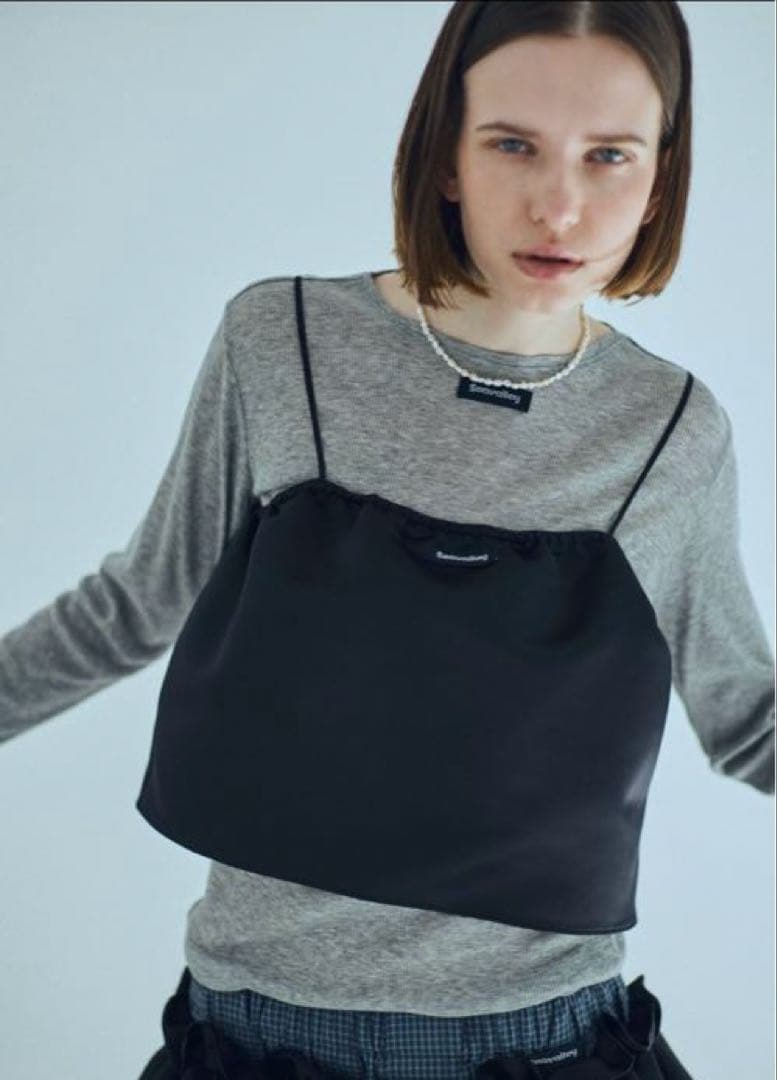 【新品】SEA HEAVY SATIN DOLA CAMISOLE SEA HEAVY SATIN DOLA CAMISOLE