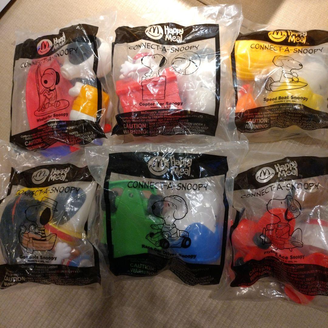 CONNECT-A-SNOOPY 2004年 マクドナルド ハッピーミール 海外