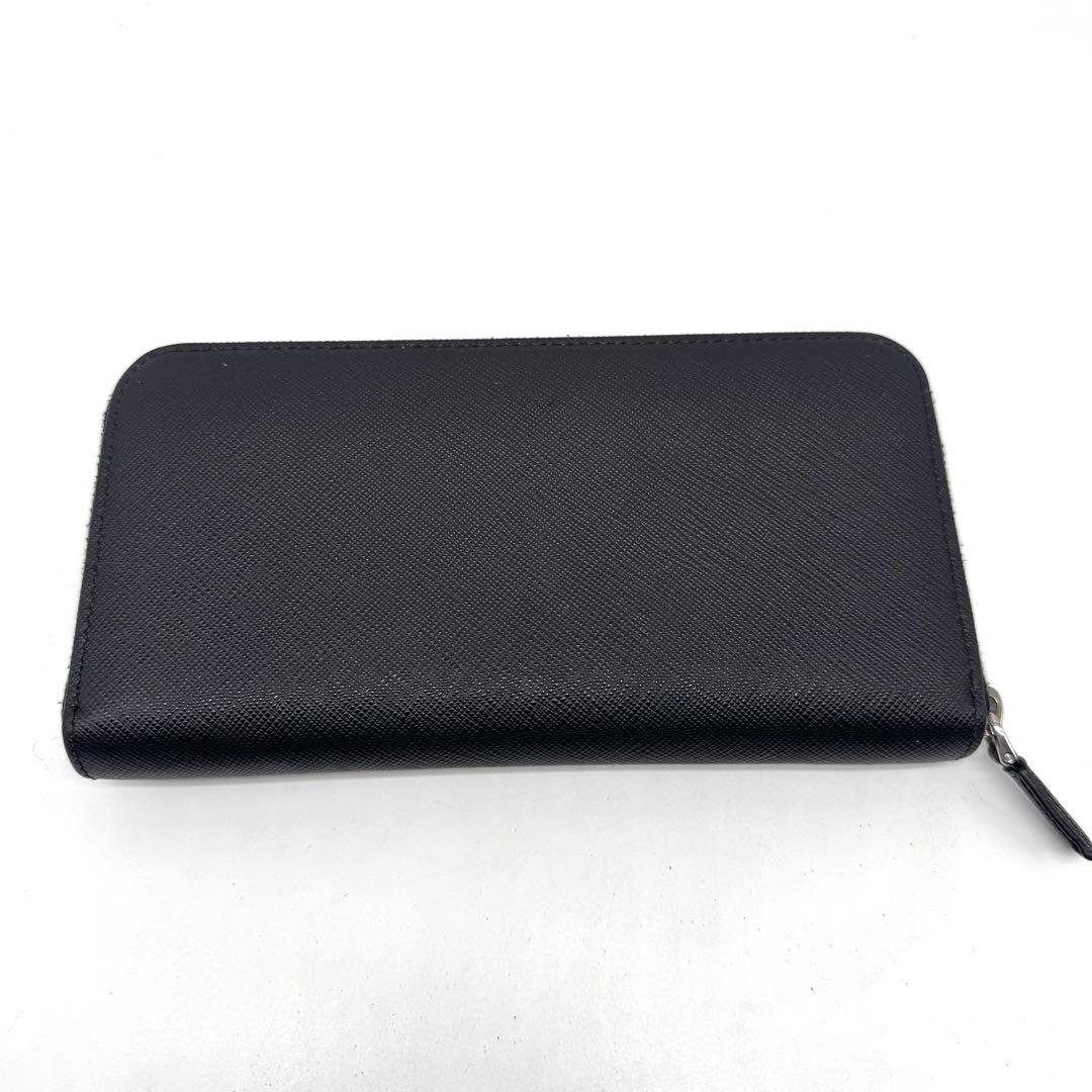 現行・新品同様✨】RFID掲載 プラダ 長財布 サフィアーノレザー 三角