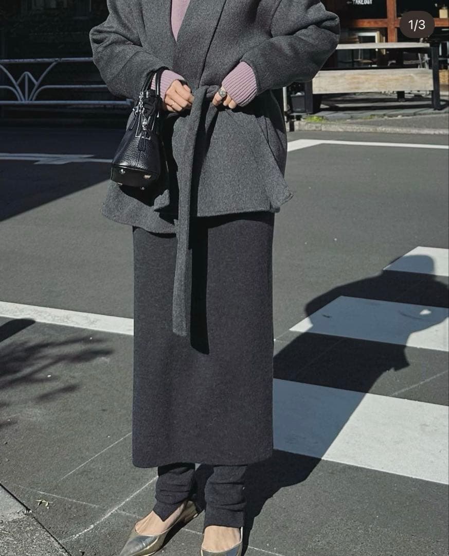 値下げ中【新品】na.eニットスカート&レッグウォーマー ニットレッグウォーマー ジップつき韓国風 レディース[品番