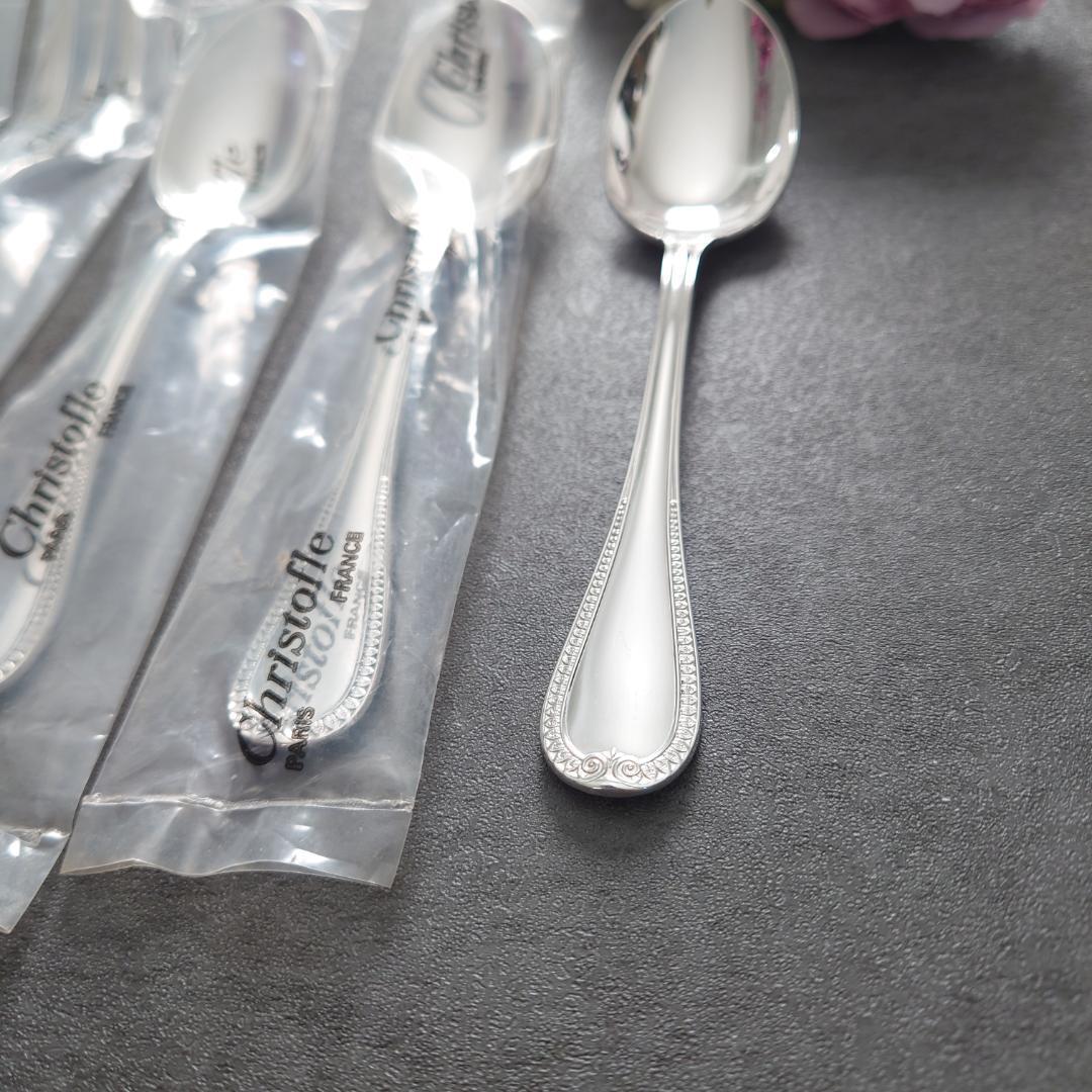 極美品 クリストフル マルメゾン ケーキフォークコーヒースプーン 未