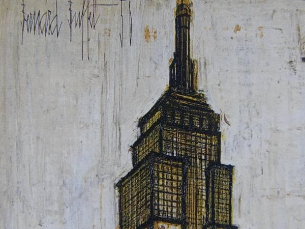 ベルナール・ビュッフェ,NEW YORK-Empire State Buildi - メルカリ