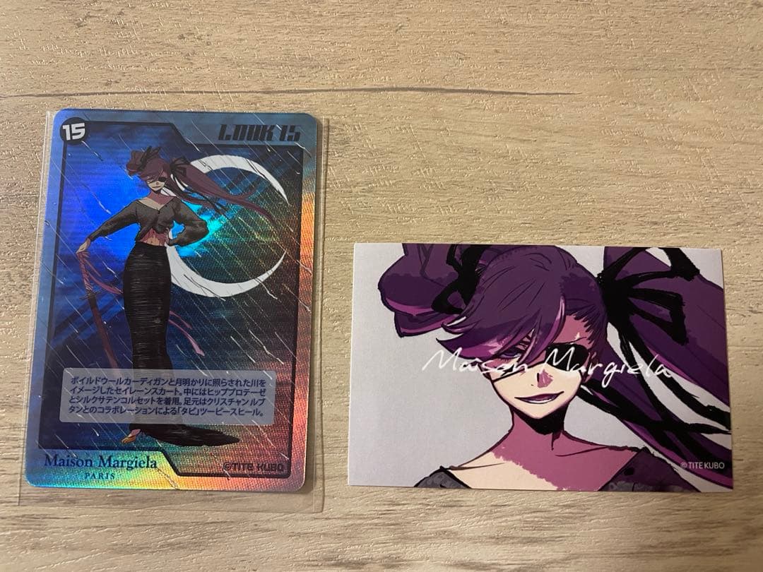 YM1224 メゾン マルジェラ トレカ 久保帯人 BLEACH ステッカー Maison Margiela(メゾン マルジェラ)と『BLEACH』の久保帯人先生による