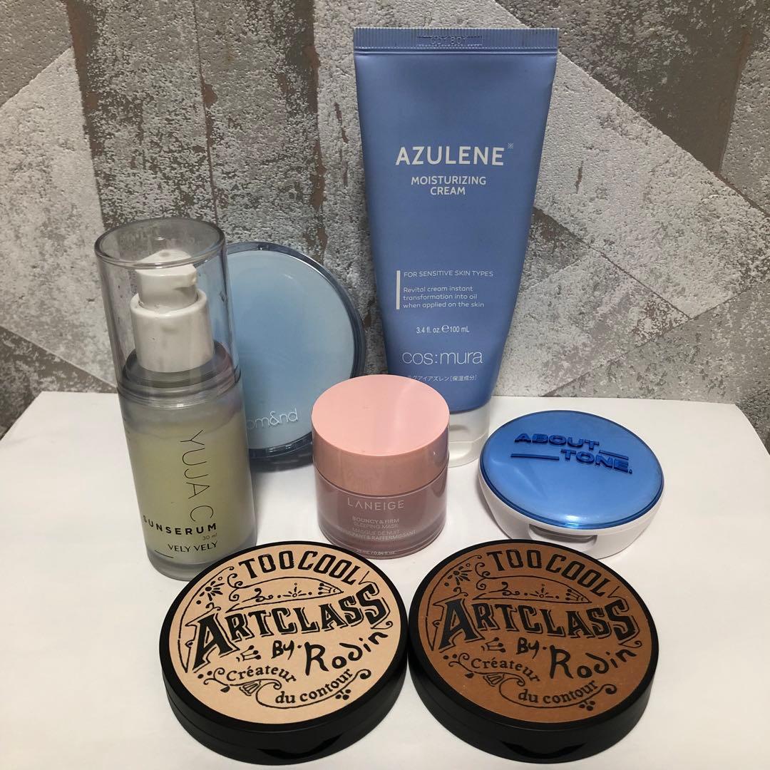韓国コスメクリーム&美容液&シェイディングフェイスパウダー&クッションファンデ