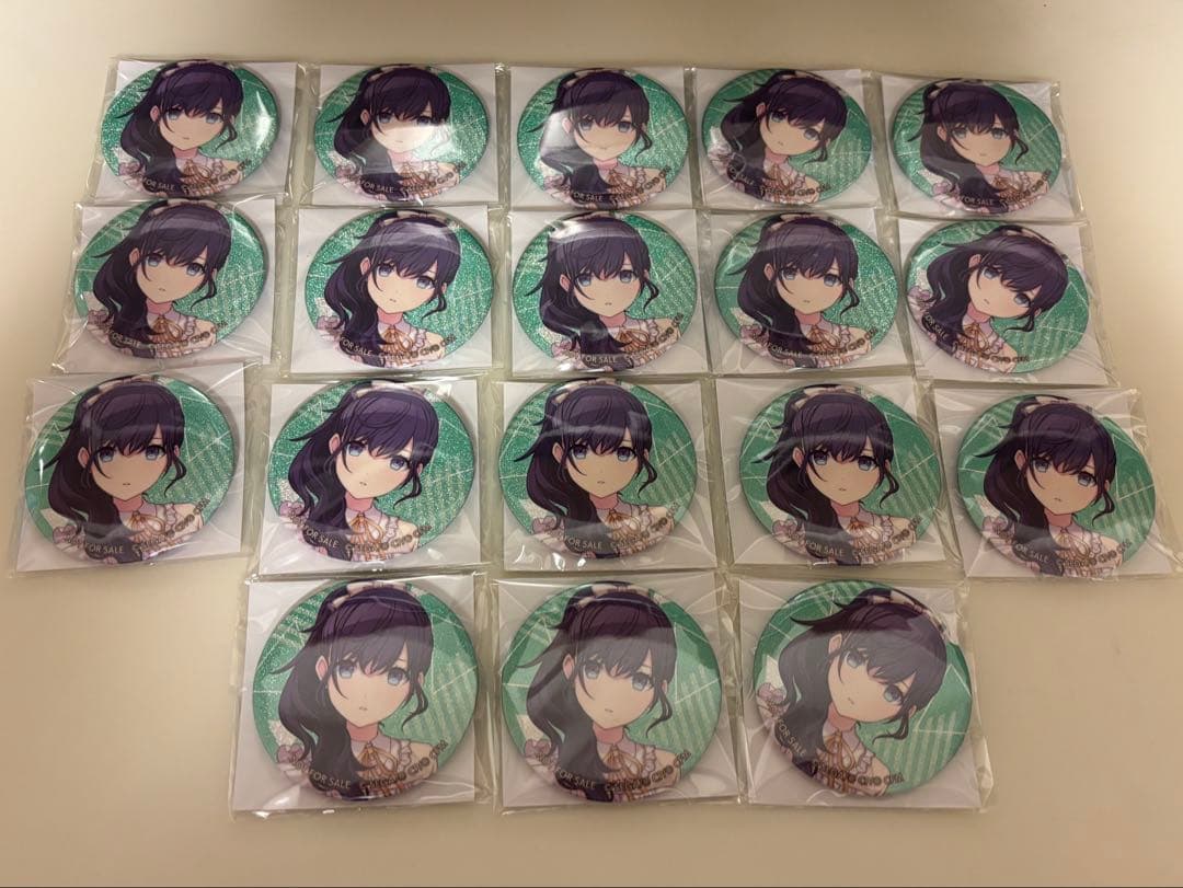 プロセカ グリッター 缶バッジ 6C 特典 朝比奈まふゆ 18個 - メルカリ