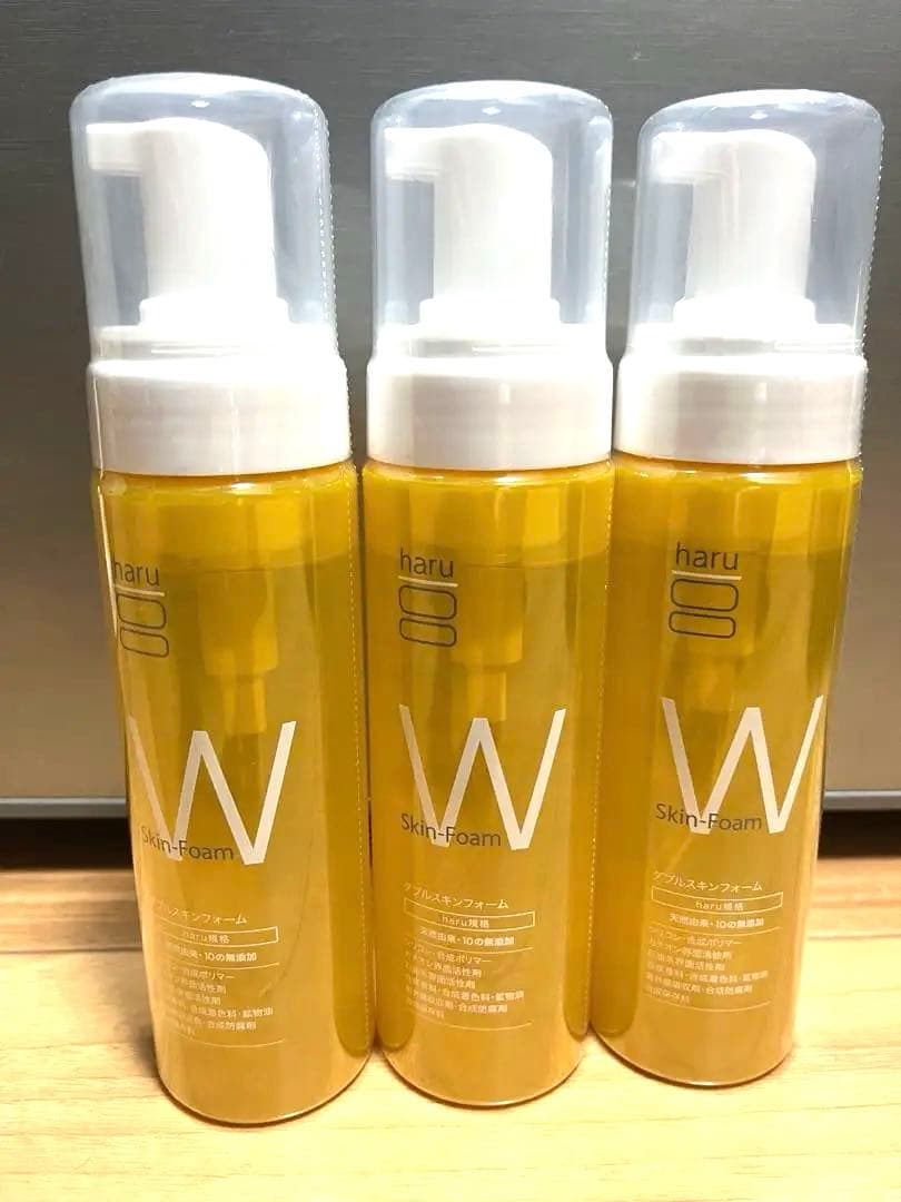 haru ダブルスキンフォーム　3本セット