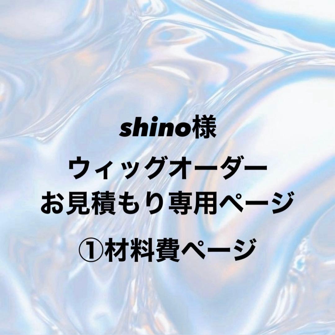 shino様 ウィッグオーダー ①材料費ページ - メルカリ