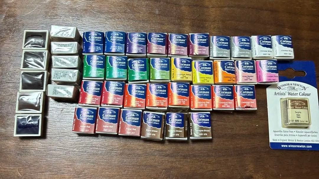 ウィンザーニュートン ウォーターカラーズ　セット