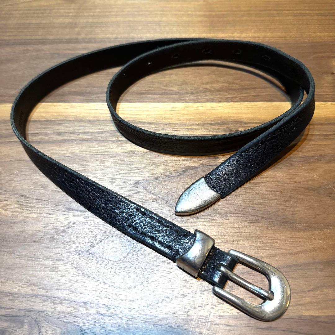 OUR LEGACY アワーレガシー 2CM BELT / BLK 80