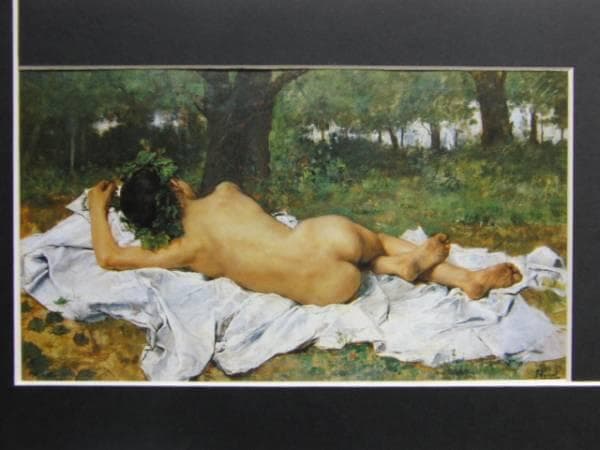 ホワキン・アグラソト、若きバッカス、新品額装付、画集画、状態良好